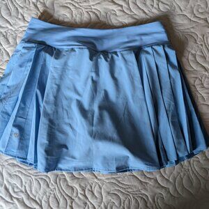 Lululemon Box-Pleat High-Rise Tennis Skirt, Blue, Size 6